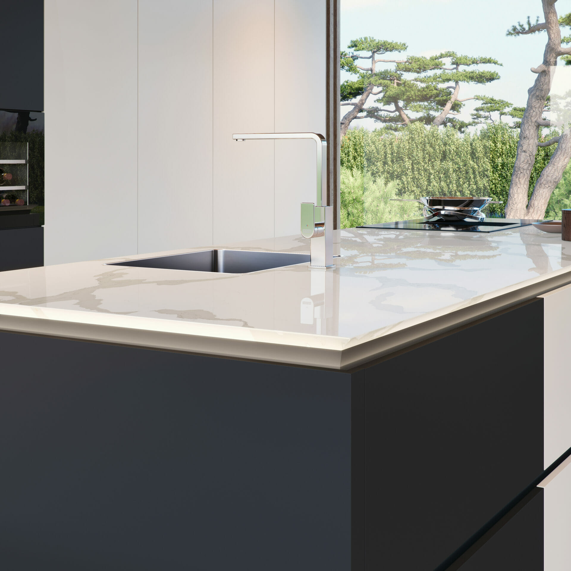 Modern Handleless Kitchen Modern Handleless Kitchen